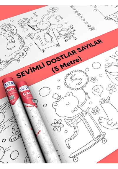 Sayılar Boyama Kağıdı