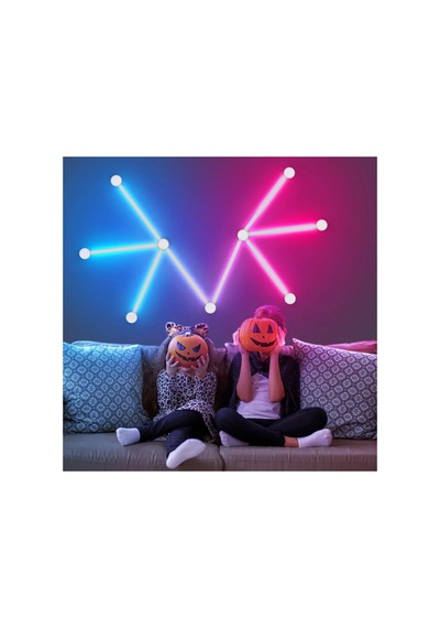 Shaped Rod Şekil Verilebilir Argb Led Çubuk 12 Li Siyah