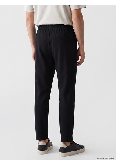LC Waikiki Lc Waıkıkı Siyah Regular Fit Erkek Eşofman Altı