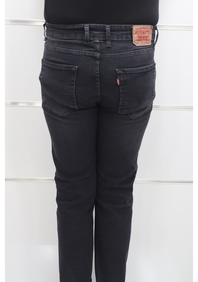 Denim Cartel Dmctekstil Erkek 965 Füme Yüksek Bel Rahat Kesim Boru Paça Jean Pantolon
