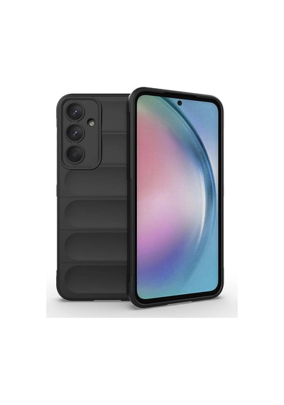 Samsung Galaxy  Uyumlu,  A55 Kılıf Esnek Tpu Oyuklu Arka Yüzey Tasarımlı Zore Etnik Silikon Kapak Çok Renkli