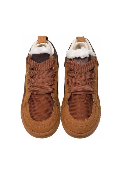 Kadın Vegan Deri Taba Sneakers - Nocturnal Glow Tasarım Çok Renkli