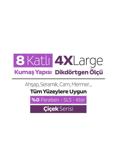 Sleepy Easy Clean Orkide Bahçesi Mopa Uyumlu Yer Temizlik Havlusu&amp Mendili 3x20 60 Yaprak Diğer