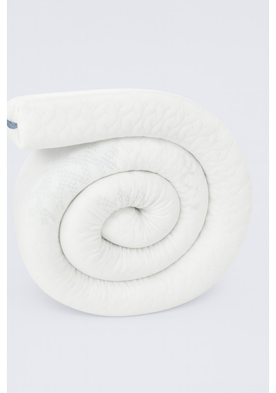 Visco Süngerli Ice Sleep Yıkanabilir Kılıflı Tek Kişilik Visco Yatak Pedi & Şiltesi Topper 5 Cm BEYAZ