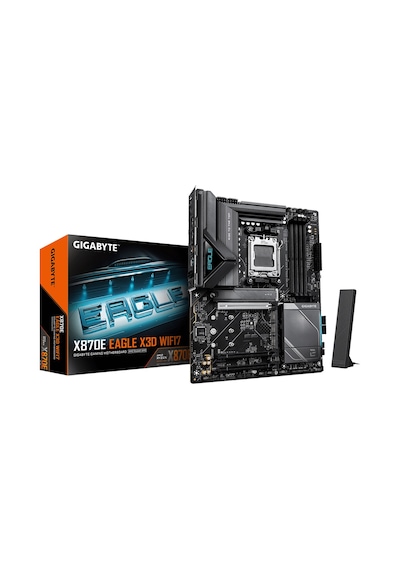 Gıgabyte X870e Eagle X3d Wıfı7 9000mhz Oc Ddr5 Soket Am5 M.2 Hdmı Dp Atx Anakart