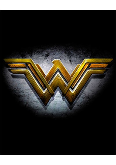 Zepplin Giyim Wonder Woman Gold Logo Büyük Sırt Patch Yama