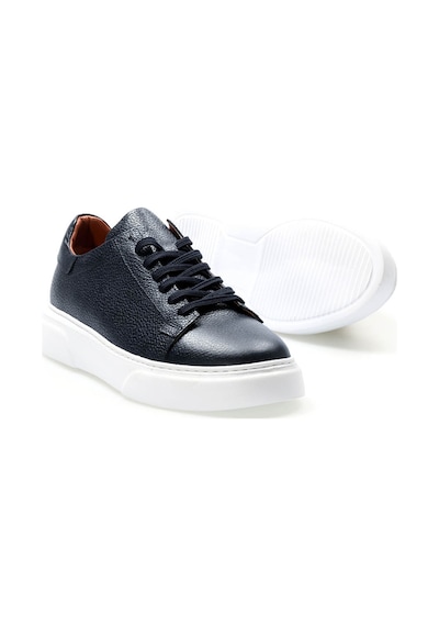 Fast Step Hakiki Deri Erkek Casual Ayakkabı 401ma777 Lacivert