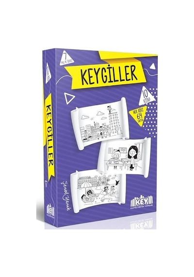 Keygiller Hikaye Kitaplığım Okuma Seti - 10 Kitap Takım - Şenol Yanık - Kaliteli Eğitim Yayınları