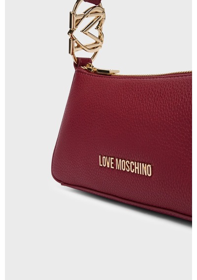 Love Moschino Logolu Ayarlanabilir Askılı Çanta Bayan Çanta Jc4007pp1plb0552 Bordo