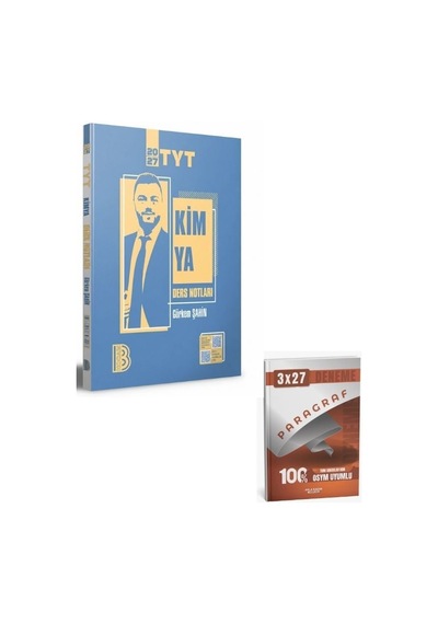 2027 Benimhocam 2027 Tyt Kimya Ders Notları + Anla Kazan Paragraf