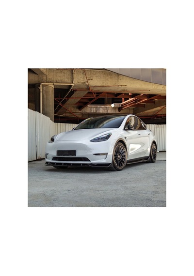 Tesla Model Y 2020-2025 Ön Lip Piano Black Ön Tampon Alt Eki