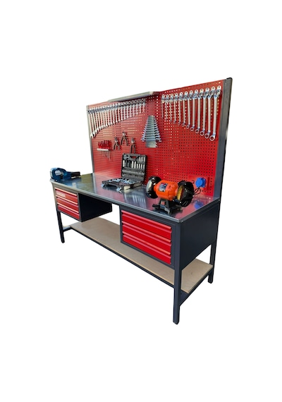 Grayzer 2 Metre 6 Çekmeceli 165 Parça Dolu Takım Tezgahı