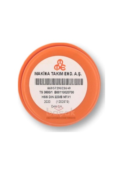 Mte M7 X 1 Pafta Normal Vidalı Hss Dın 223/b