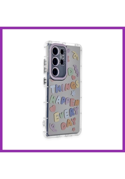 Bezos Samsung Galaxy S23 Ultra Uyumlu Kılıf Reflexion Desenli Kapak - Desen 7 Bty