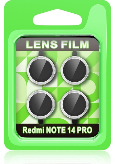 Xiaomi Redmi Note 14 Pro 5g Raze Metal Kamera Lens - Gümüş Diğer