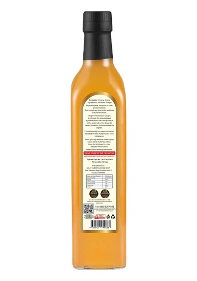 Enginar Sirkesi 500 Ml X 2 Adet Doğal Fermantasyon İçilebilir Katkısız Cam Şişe