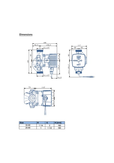 Ksb Calio Sı Hp 30-80 Pn10 150w Frekans Kon. Sirkülasyon Pompası - 11/4'' Bağlantılı