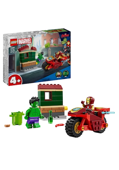 LEGO® Marvel Motosikletli Iron Man ve Hulk 76287 - 4 Yaş ve Üzeri Süper Kahraman Sevenler İçin Yaratıcı Oyuncak Yapım Seti (68 Parça) LEGO® Marvel Motosikletli Iron Man ve Hulk 76287 - 4 Yaş ve Üzeri Süper Kahraman Sevenler İçin Yaratıcı Oyuncak Yapım Seti (68 Parça)