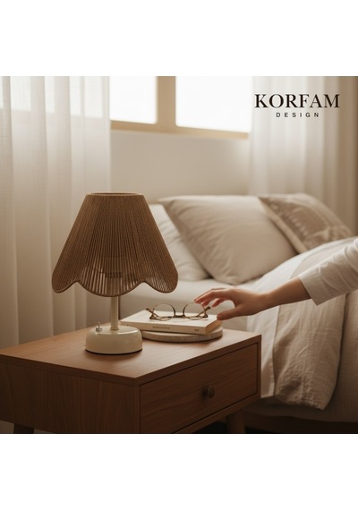 Rosalinda Modeli - Kahverengi Çiçek Şeklinde Kablosuz Pilli Masa & Gece Lambası Çok Renkli 55221322