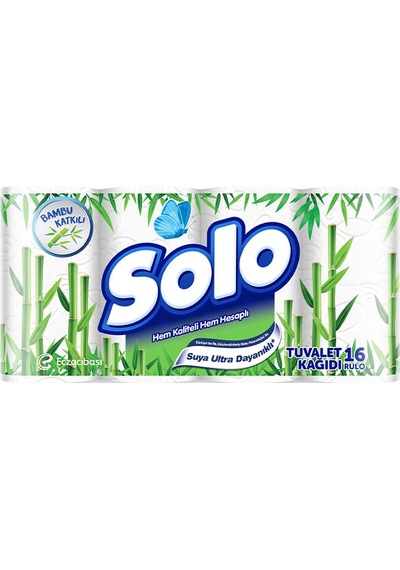 Solo Tuvalet Kağıdı 16'lı Bambu