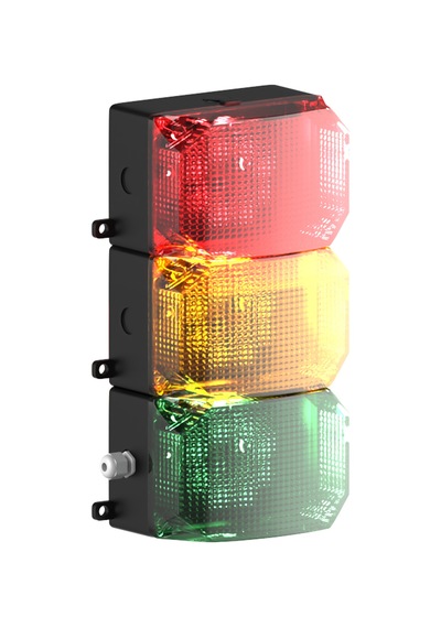Mesan Ms 219.1.3.2.12-24vac/dc 3 Kat Küp Led Multifonksiyon İkaz Lamba