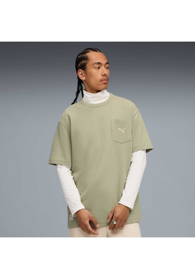 Puma Class Pınnacle Erkek Geniş Kesim Tişört 688025 82 Yeşil