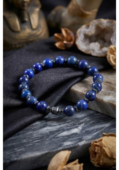 Lapis Lazuli Taşı Bileklik Lacivert