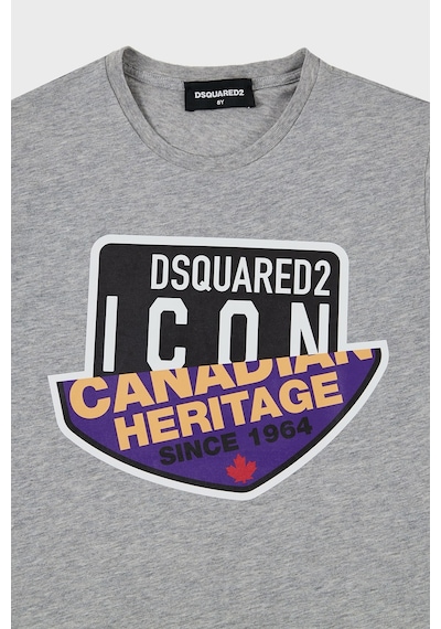Dsquared2 Çocuk T Shirt Dq0244-d00yv Grey Gri