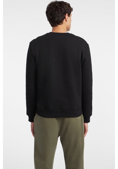Guess Erkek Gj Cn Önde Logo Sweatshirt - Siyah Siyah