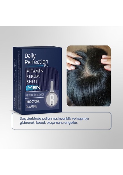 Daily Perfection Provitamin For Men Shot No:8 Kepek Önleyici Serum 2 x 6 ML