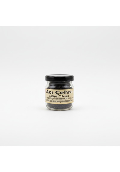 Çeçen Baharat Acı Çehre Tohumu Akdiken Tohumu Cam Kavanoz 14 Gr