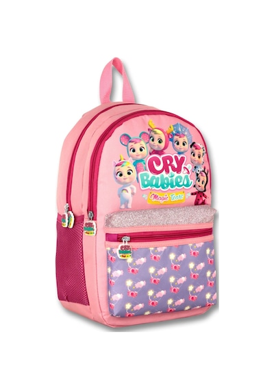 Cry Babies Fantasy Kız Çocuk Simli İlkokul Sırt Çantası - Pembe