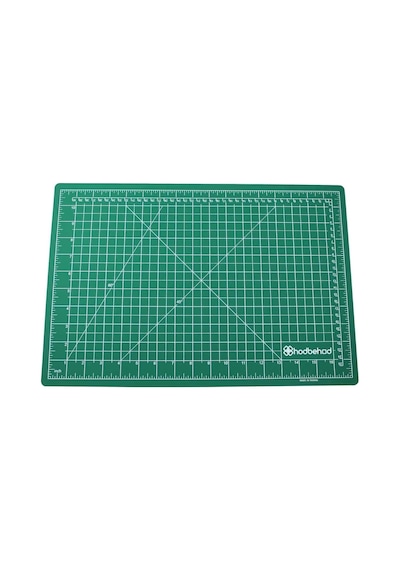 Ayrex A1 Büyük Boy Siyah Çift Taraflı Kesim Tablası Cutting Mat Kesim Matı 60 X 90 Cm Yeşil