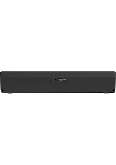 Lecoo DS103 Kablosuz Bluetooth 10W RGB Saat/Alarm Stereo Soundbar Hoparlör Siyah