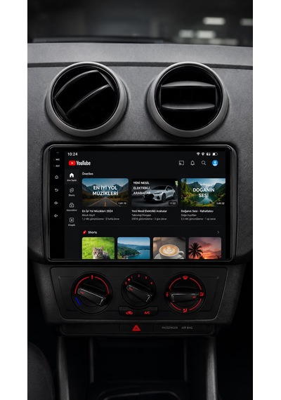 Seat Ibıza 2016 9" 6gb Ram 128 Gb Hafıza Android Multimedia Carplay Geri Görüş Kamerası Hediye 9"