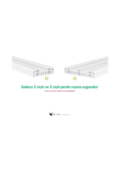 Fırat Perde Rayı Korniş L Ayak Duvara Montaj Askı Aparatı 2 Adet