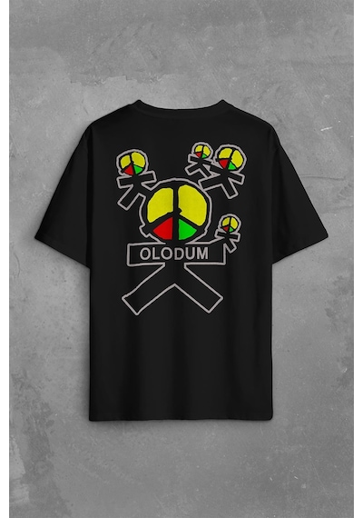 Michael Jackson Olodum They Dont Don't Care Sırt Ön Baskılı Oversize Tişört Unisex T-shirt 001