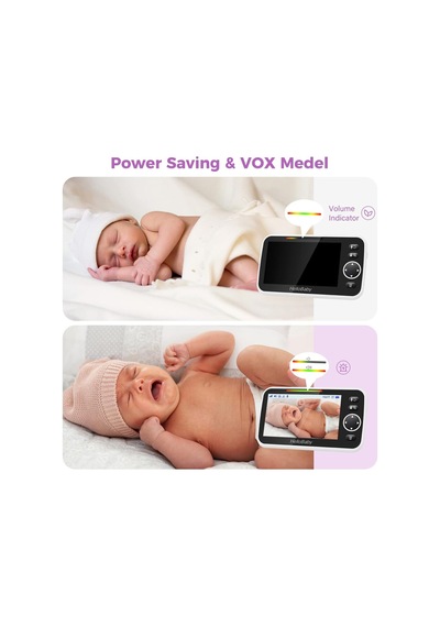 Hellobaby Bebek Monitörü, Gece Görüş & Vox Modu Kamera Sistemi