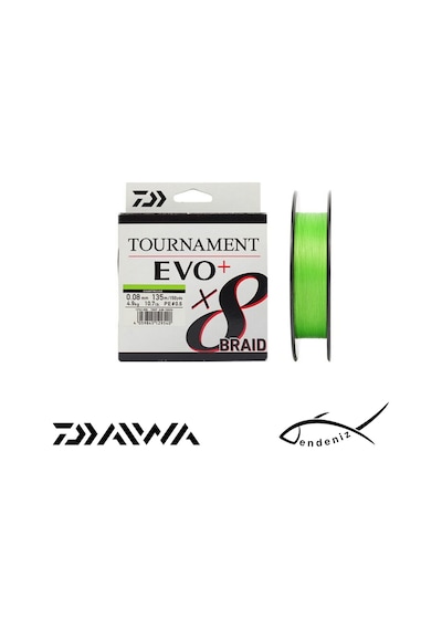 Daiwa Tournament Evo+ 8b 135m Chartreuse İp Misina 0.20 Mm