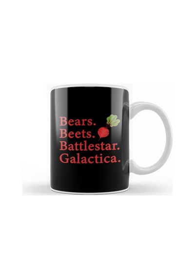 Bears Beets Battlestar Galactica The Office Jim Halpert Dwight Schrute Funny Dwight Schrute Off 01 Kupa Bardak Porselen Karışık