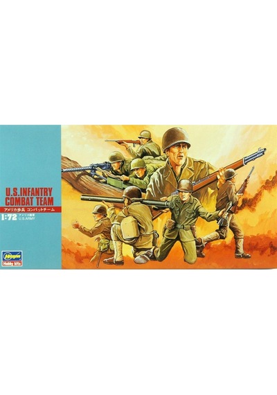 Hasegawa Mt29 31129 1/72 Ölçek, Abd Piyadesi Muharebe Timi Figürleri, Plastik Model Kiti-50492