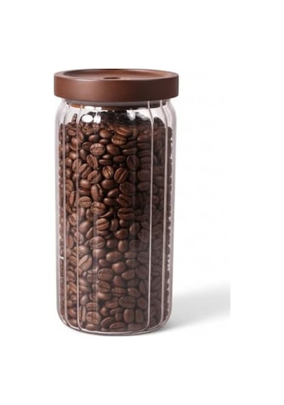 Kapaklı Cam Kavanoz Hava Geçirmez Gıda Saklama Kabı Modern 2.8 L