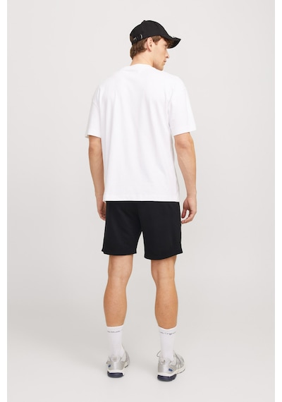 Jack & Jones Jpstestar Jj Sweat Shorts Siyah Erkek Şort 000000000101927780 Siyah