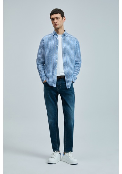 Lufian Fredıc Smart Jean Erkek Pantolon Slim Fit Mavi Mavi 111200198100300 Mavi