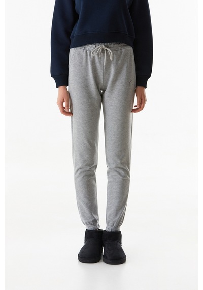 Fullamoda Beli Lastikli Cepli Jogger Eşofman Altı 24mgb7767210136-gri Gri