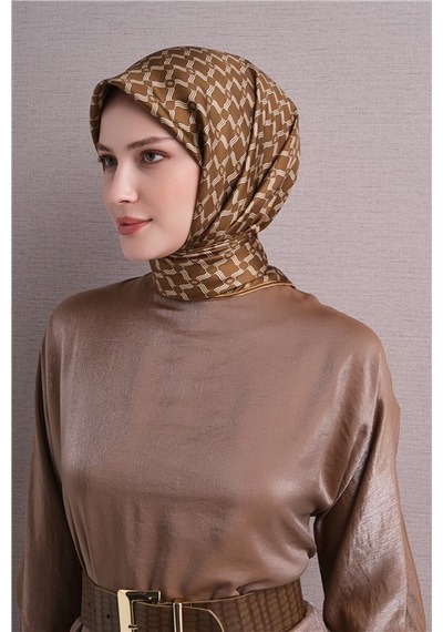 Armine Saf İpek Sura Eşarp 9636d 31 Fuşya Lila