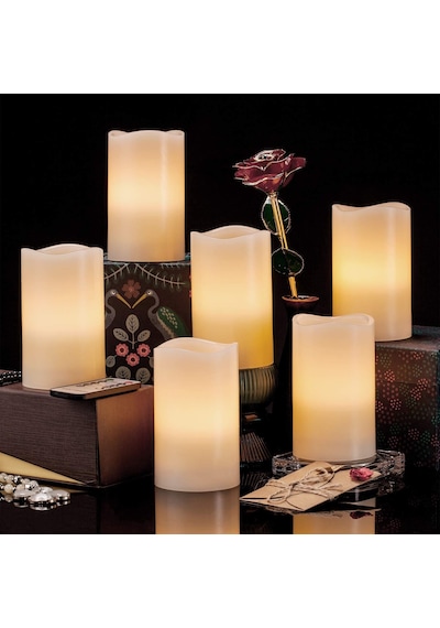 Pilli Led Işıklı Dumansız Mum Tealight 2'li Set Dekoratif Fonksiyonel Ev Ofis & Yeni Yıl Hediyesi