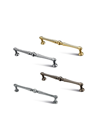 Sultan Model Altın 160 Mm Metal Kulp 5 Adet Zarif Ve Dayanıklı Dolap & Çekmece Kolu Altın