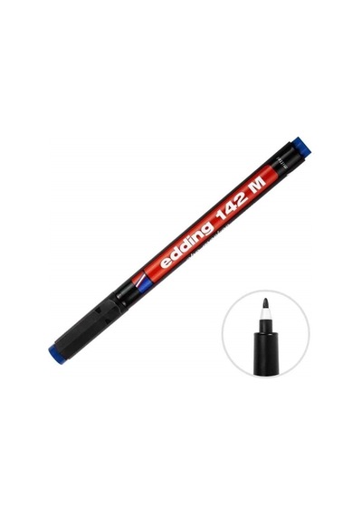 Edding 142 M Asetat Cd Kalemi 1.0 MM Uçlu Mavi