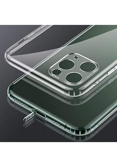 Apple Uyumlu iPhone 13 Kamera Korumalı 3D Şeffaf Silikon Kılıf 514128999